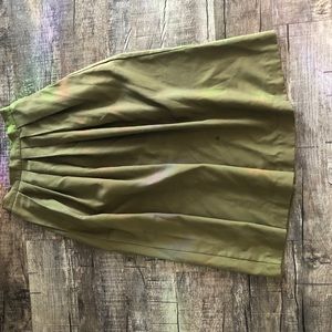 Vintage olive skirt
